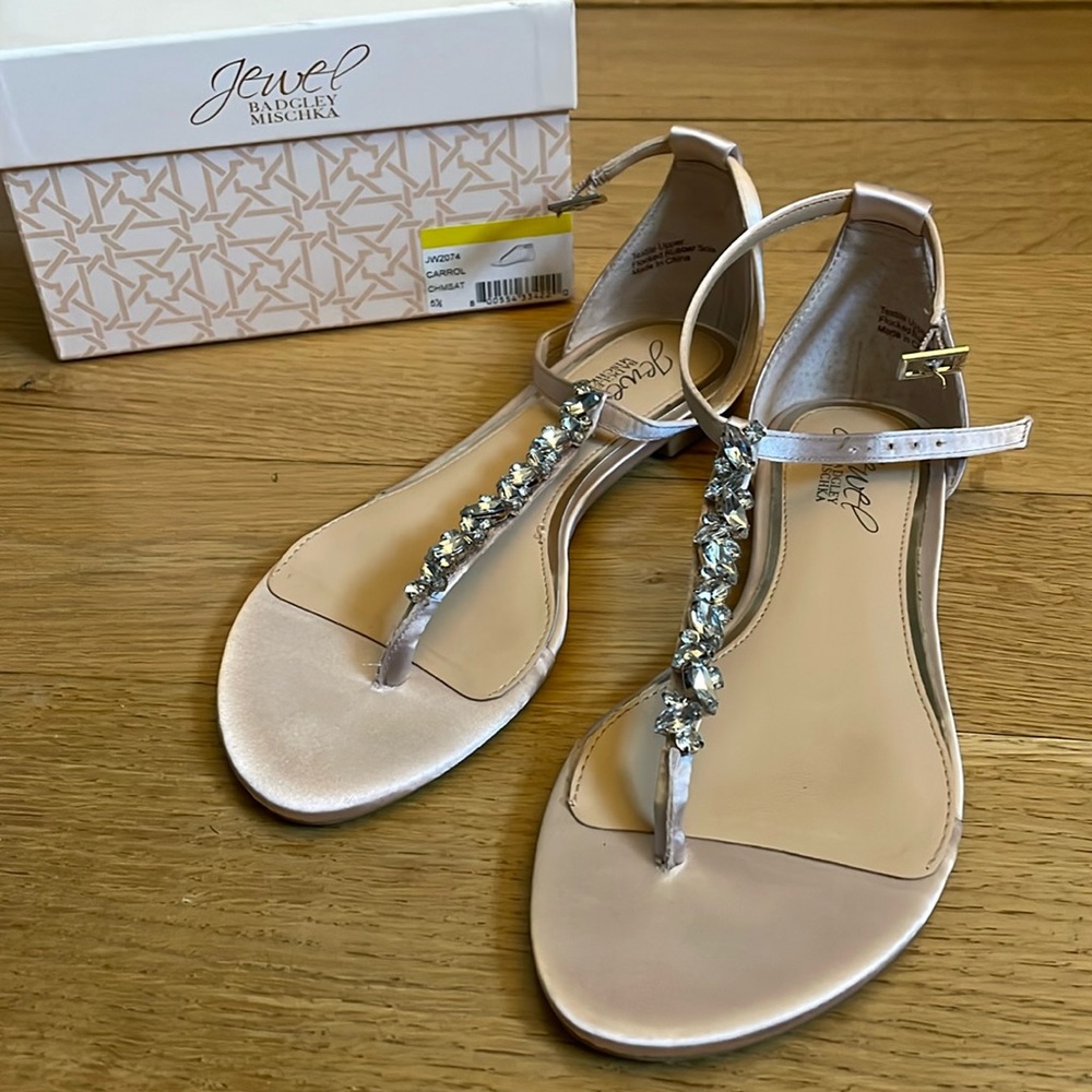 Jewel Badgley Mishka flat sandals